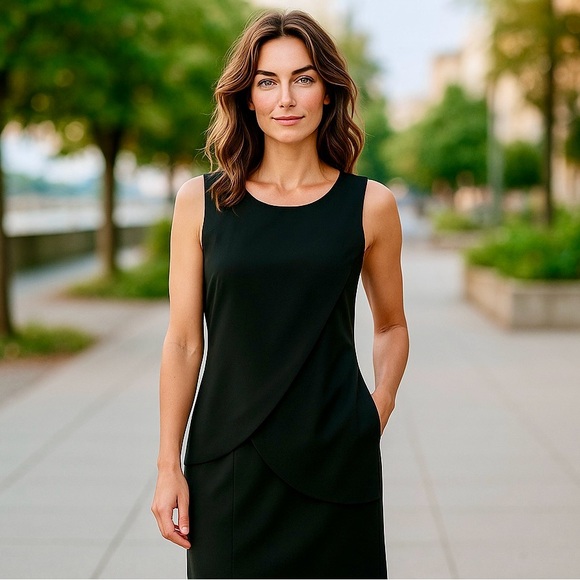 Fendi Black Sleeveless Sheath Dress - Picture 1 of 12
